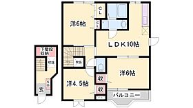 兵庫県姫路市書写（賃貸アパート3LDK・2階・65.57㎡） その2