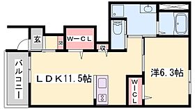 兵庫県加東市藤田（賃貸アパート1LDK・1階・46.00㎡） その2