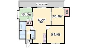 兵庫県姫路市三左衛門堀東の町（賃貸マンション3LDK・5階・53.90㎡） その2