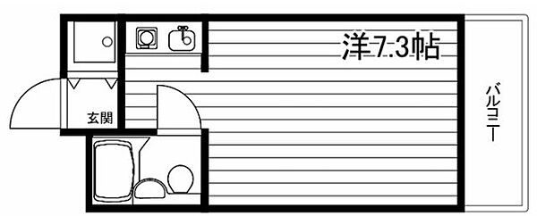 兵庫県姫路市東延末３丁目(賃貸マンション1R・9階・19.64㎡)の写真 その2