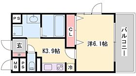 兵庫県三木市平田（賃貸アパート1K・1階・26.49㎡） その2