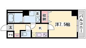 兵庫県姫路市南町（賃貸マンション1K・2階・27.06㎡） その2