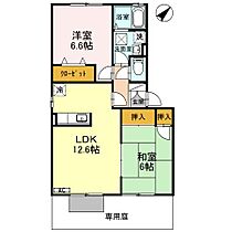 兵庫県相生市汐見台（賃貸アパート2LDK・1階・56.49㎡） その2