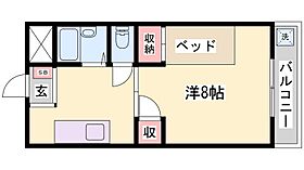 兵庫県揖保郡太子町蓮常寺（賃貸マンション1R・1階・20.40㎡） その2