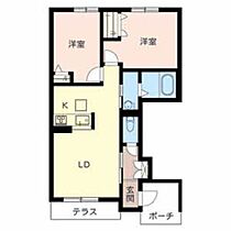 兵庫県加古郡稲美町国岡４丁目（賃貸アパート2LDK・1階・53.44㎡） その2