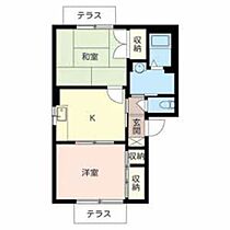 兵庫県加東市上中１丁目（賃貸アパート2K・1階・42.76㎡） その2