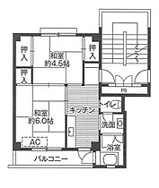 兵庫県加西市北条町北条（賃貸マンション2K・2階・33.54㎡） その2