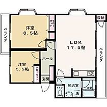 兵庫県姫路市北平野４丁目（賃貸マンション2LDK・3階・63.36㎡） その2