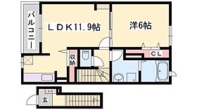 兵庫県姫路市香寺町広瀬（賃貸アパート1LDK・2階・48.65㎡） その2