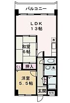 兵庫県高砂市春日野町（賃貸マンション3LDK・3階・54.88㎡） その2