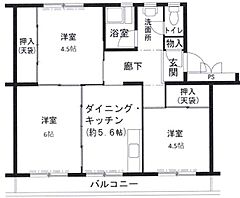 物件の間取り