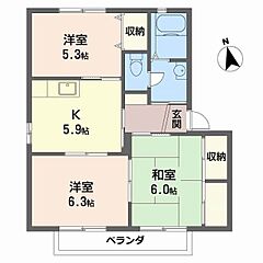 物件の間取り