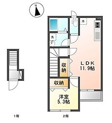 JR加古川線 社町駅 3.2km 2階/-