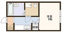 ハイム菅生台 1Kの間取図画像