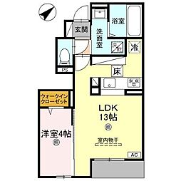 Casa Liber 1LDKの間取図画像