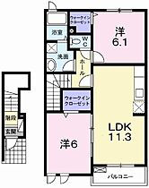 2階 / 2LDK / 57.58㎡