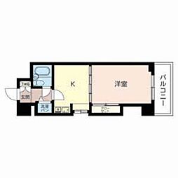 ベルトピア手柄5 1Kの間取図画像