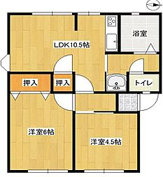 河原サンハイツB 1階/206