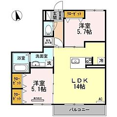 物件の間取り