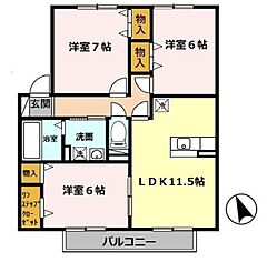 物件の間取り