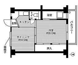 ビレッジハウス今在家1号棟 1階