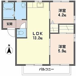 ディアス花北 2階