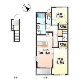 JR加古川線 滝野駅 徒歩24分 2階/-