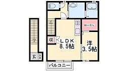 ヴィラ広畑 2階/203
