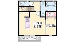ケイレジデンス駅前通2 1LDKの間取図画像