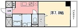 インタービレッジ土山 1Kの間取図画像