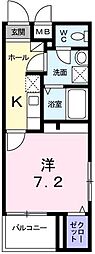 フィレールデュトラジャ3 1Kの間取図画像
