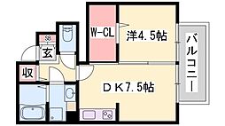 ジュネスSハイムII 1階/101
