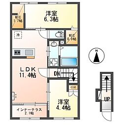 JR姫新線 播磨高岡駅 徒歩18分 2階/-