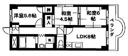 リゾティ英賀保 3LDKの間取図画像