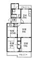 城ノ宮団地城の宮第一住宅1号棟-A4階4.8万円