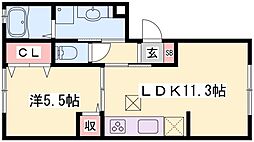 ラフィーネ亀山 1階