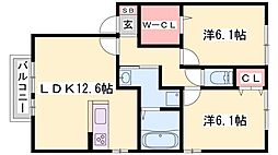 ムーンリットI B棟 2階