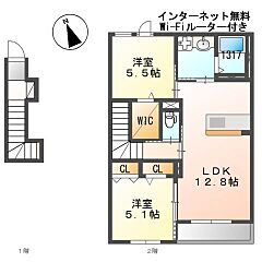 物件の間取り
