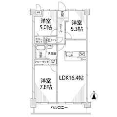 物件の間取り
