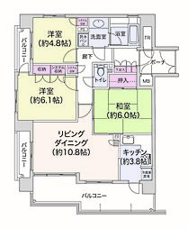 間取図画像 3LDK
