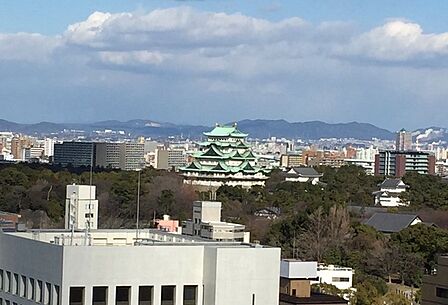 住戸からの眺望(名古屋城方面)