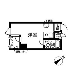 間取図画像 ワンルーム