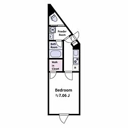 豊島区目白5丁目マンション 1Kの間取図画像
