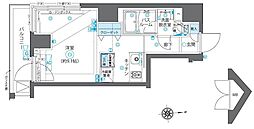 ZOOM新宿下落合 ワンルームの間取図画像