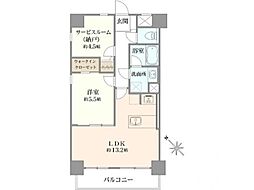ライオンズステーションプラザ千歳烏山 1SLDKの間取図画像
