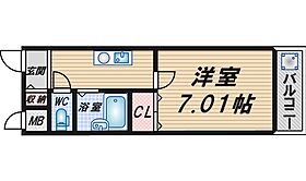 ウィン蛍池 202 ｜ 大阪府豊中市螢池東町1丁目（賃貸アパート1K・2階・23.08㎡） その2