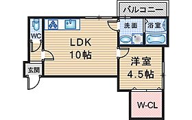 ゴールドスター桜の町 3C ｜ 大阪府豊中市桜の町6丁目（賃貸アパート1LDK・3階・36.18㎡） その2