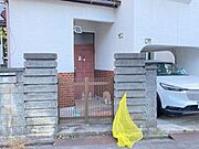 門構えがあるので小さなお子様が道路に飛び出さないようにできます