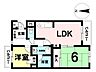 間取り：2LDKの間取りです。2面バルコニー♪