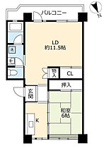 UR周陽二丁目  ｜ 山口県周南市周陽2丁目（賃貸マンション1LDK・3階・53.93㎡） その2